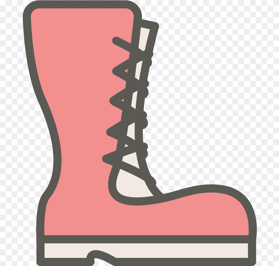 Boot Icon Pink Boots Icon, Clothing, Footwear Free Transparent Png