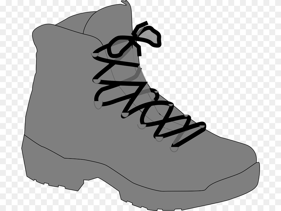 Boot Lace Fastened Tied Footwear Shoe Fashion Boot Clipart Transparent Background, Clothing, Sneaker Free Png
