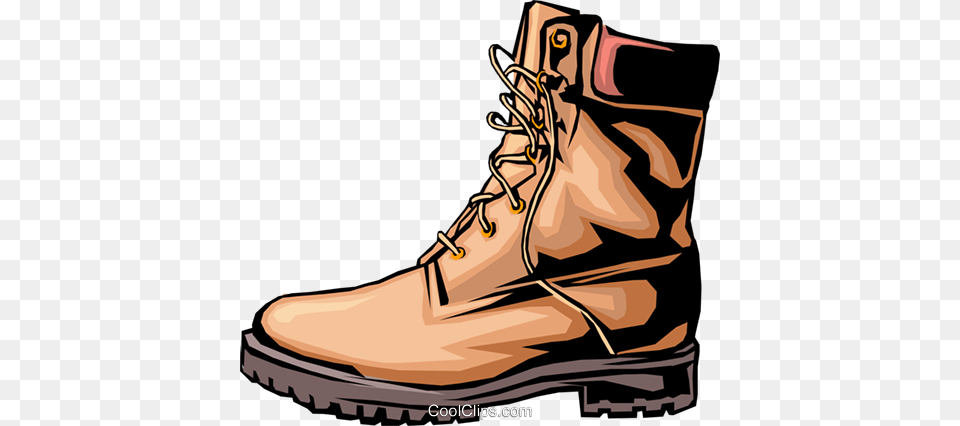 Boot Royalty Vector Clip Art Illustration, Clothing, Footwear Free Transparent Png