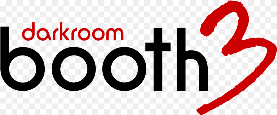 Booth 3 Logo Darkroom, Text, Light Free Transparent Png