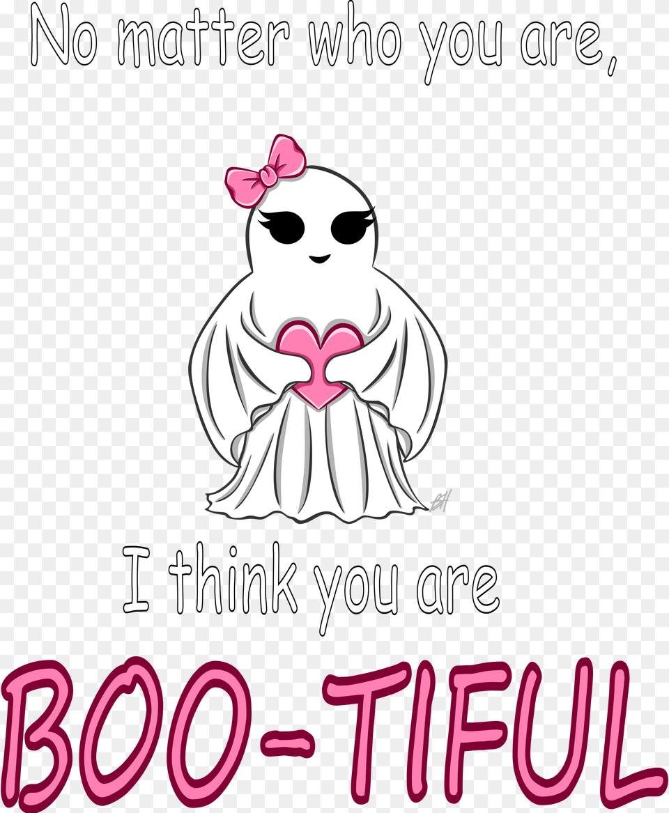 Bootiful Little Ghost Girl Graphic, Publication, Book, Mail, Greeting Card Free Png