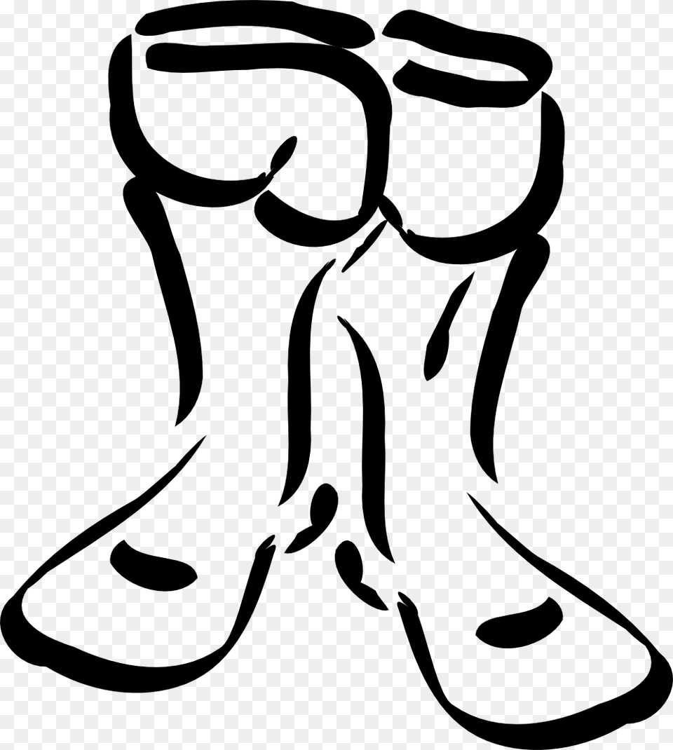 Boots Black And White Clip Art, Stencil, Person, Boot, Clothing Free Png