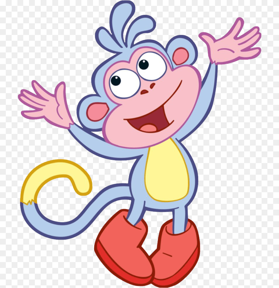 Boots From Dora The Explorer, Cartoon, Toy, Face, Head Free Transparent Png