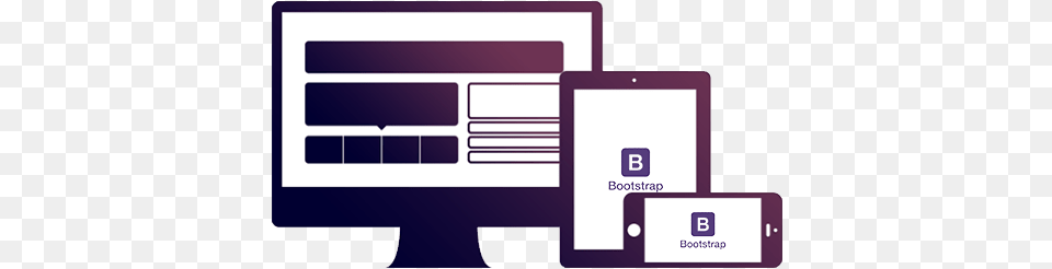 Bootstrap Powered Templates Brand Development With Twitter, Electronics, Text Free Png Download