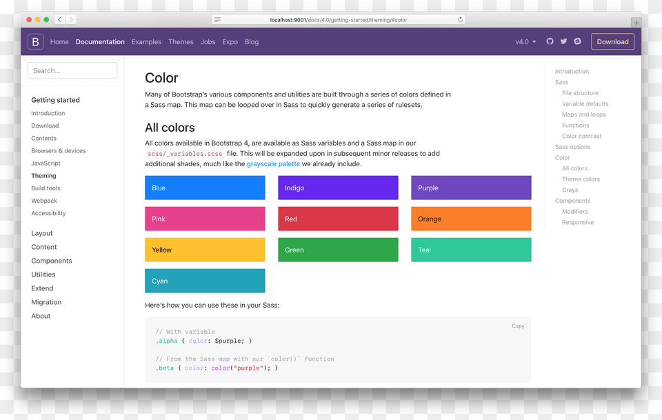 Bootstrap Theming Docs, File, Webpage Png