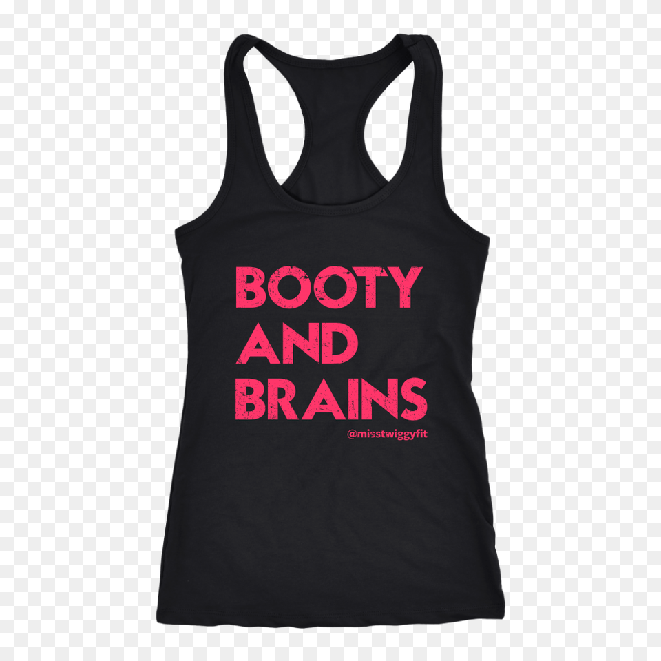 Booty And Brains Misstwiggystore, Clothing, Tank Top, Vest Free Transparent Png