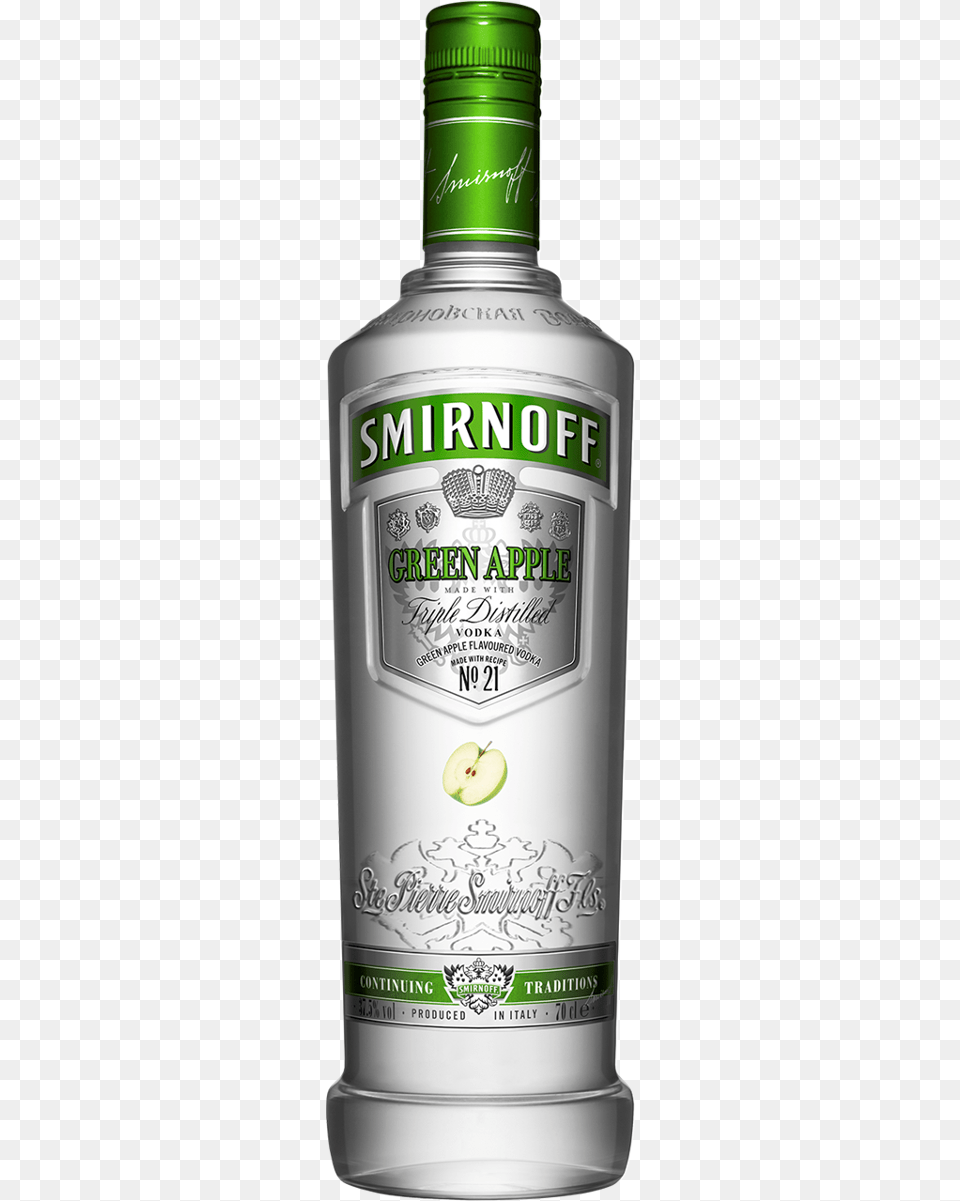 Boozebay Vodka Smirnoff Green Apple Smirnoff Green Apple, Alcohol, Beverage, Gin, Liquor Png