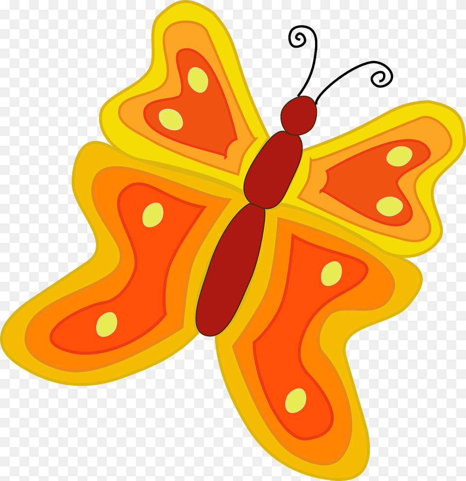 Borboleta Laranja Desenho, Food, Sweets, Dynamite, Weapon Free Png Download