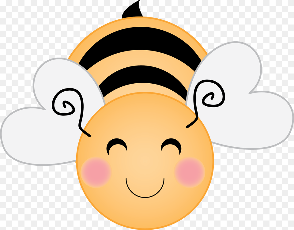 Borboletas Amp Joaninhas Clipart Bee Clipart Insect Minus Abeja, Face, Head, Person, Nature Png Image
