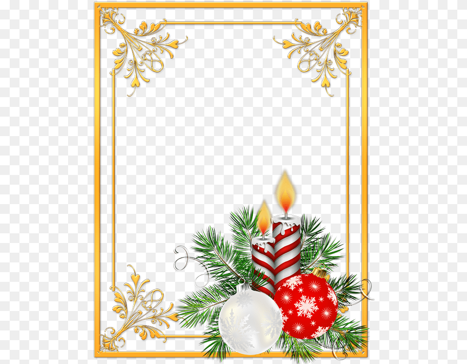 Borde De Foto Navidad Modelo De Tarjetas, Art, Floral Design, Graphics, Pattern Free Png Download