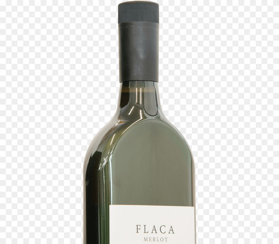 Bordeaux Shoulders On A Flat Wine Bottle Glass Bottle, Alcohol, Beverage, Liquor, Wine Bottle Free Png