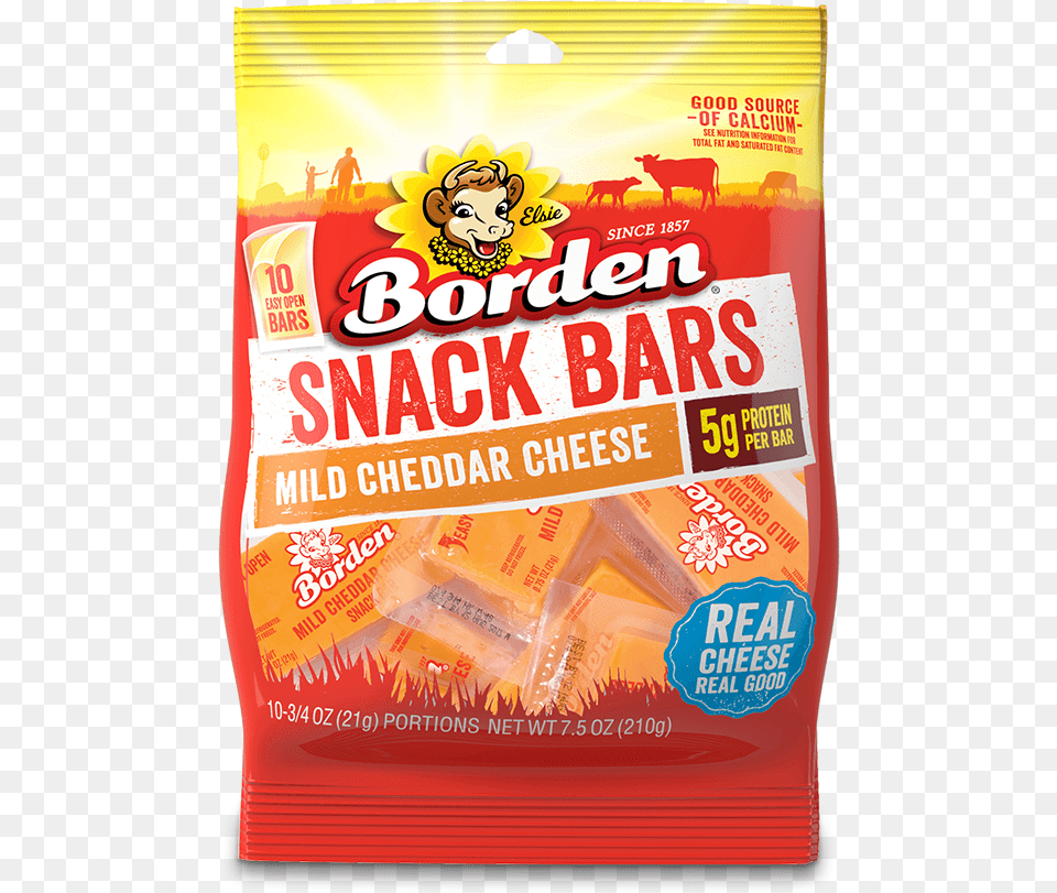 Borden Cheese Snack Bar, Advertisement, Poster, Person, Animal Free Transparent Png