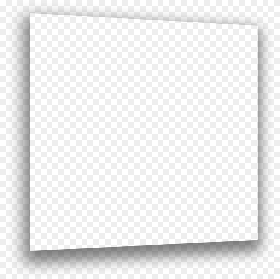 Border 3d Curvy White Frame Square Paper Product, Gray Free Png Download