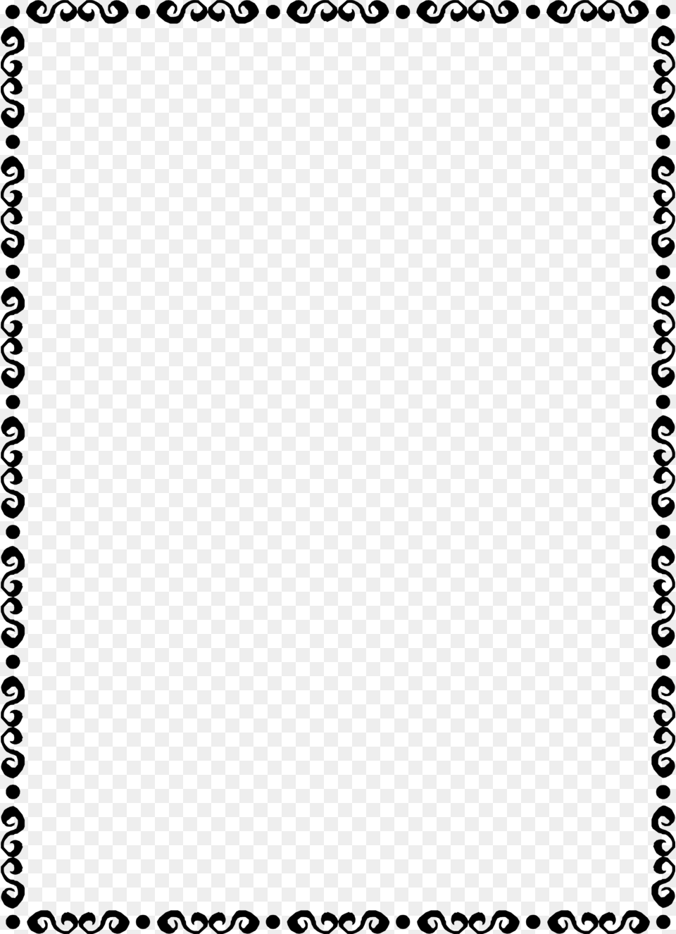Border Black Stock Photo Illustration Of A Fancy Blank, Gray Png