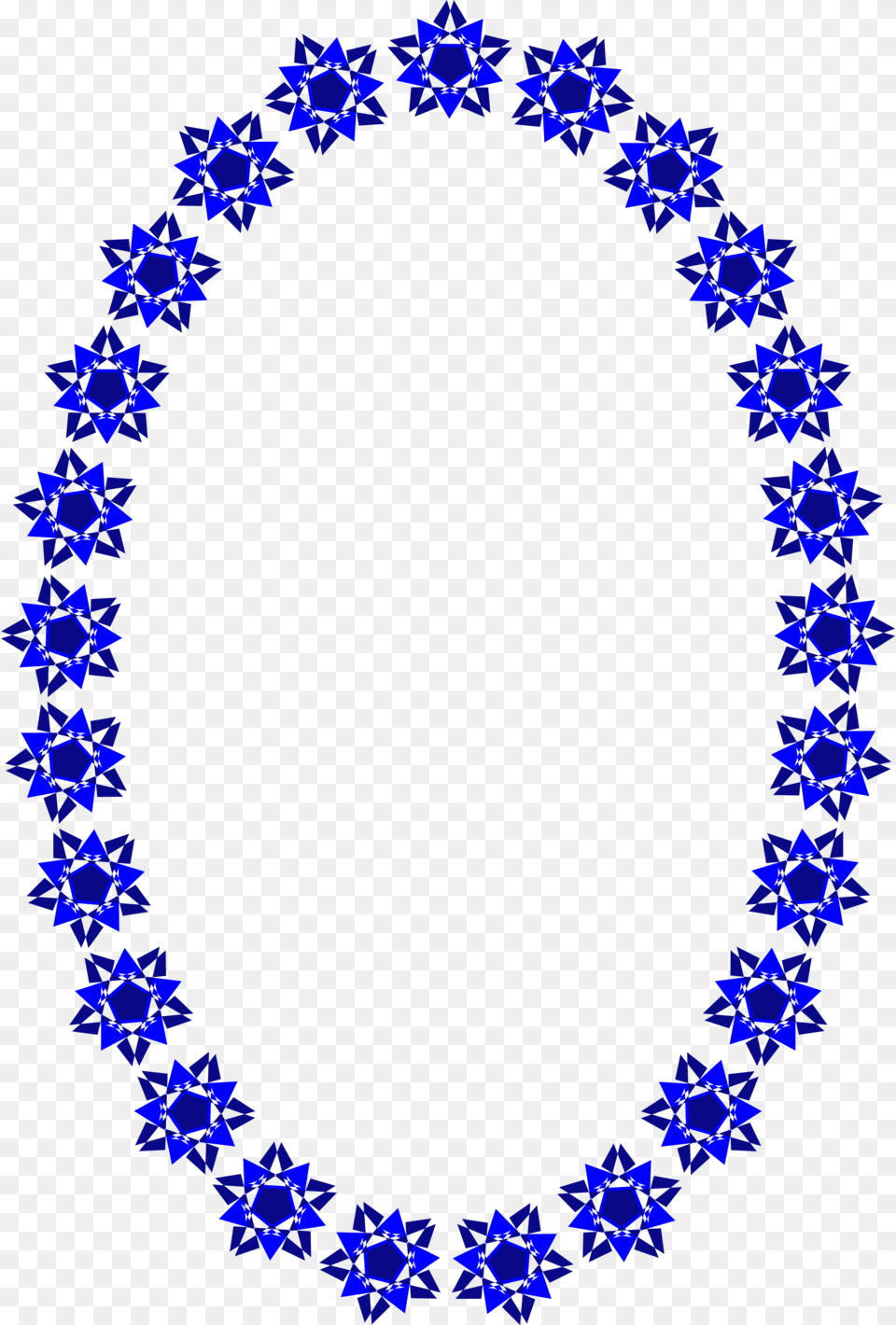 Border Blue Stock Photo Illustration Of A Blank Frame, Accessories, Oval, Flower, Plant Png