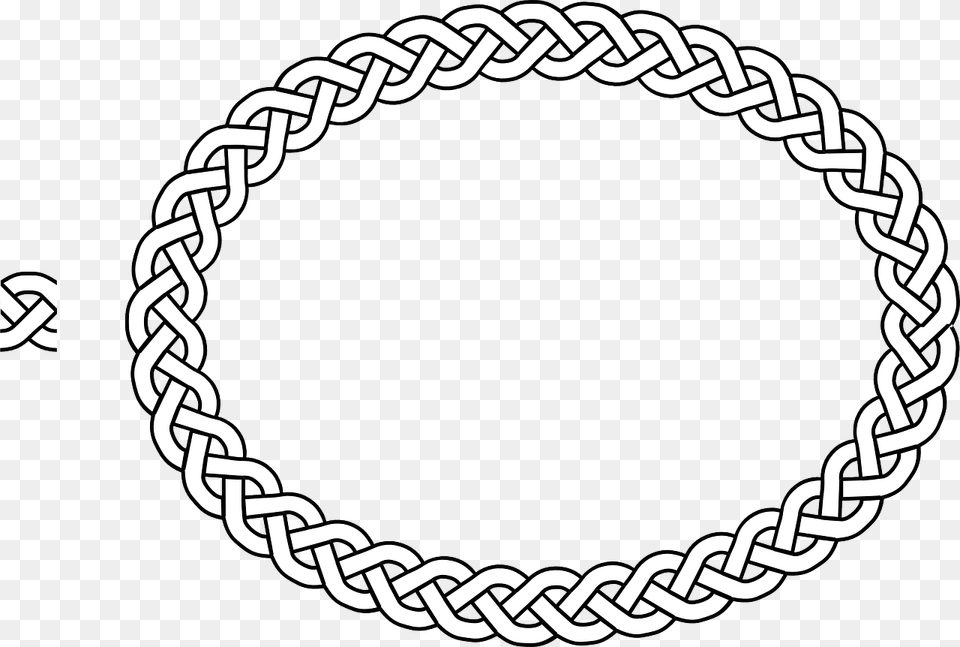 Border Braid Frame Plait Rope Circle Celtic Knot Circle, Accessories, Bracelet, Jewelry, Oval Free Png