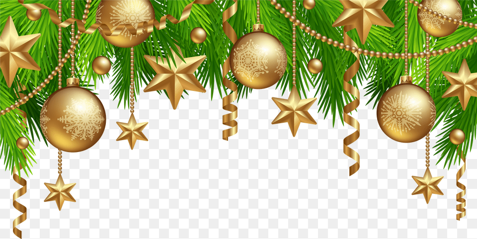 Border Christmas Decorations Free Transparent Png