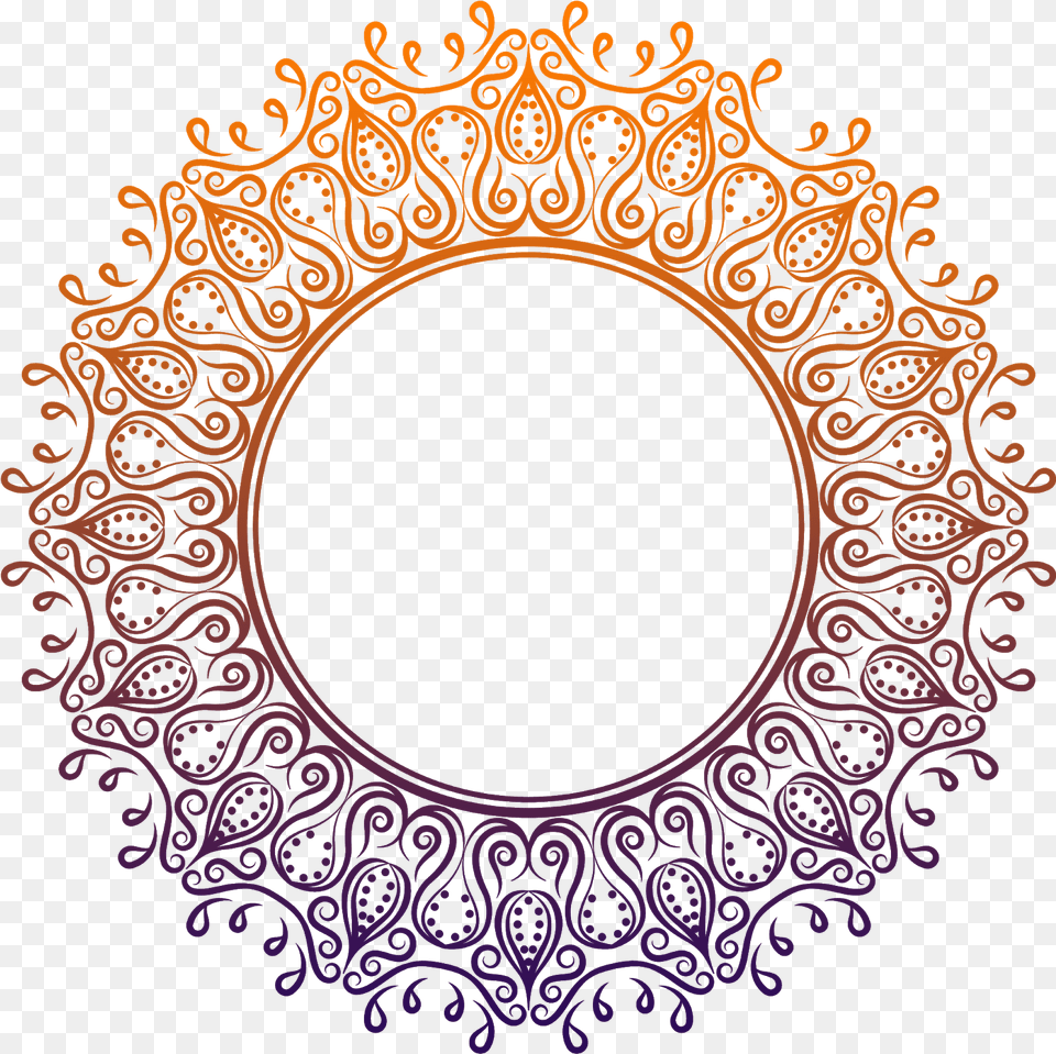 Border Circle Design, Pattern, Accessories, Fractal, Ornament Free Png Download