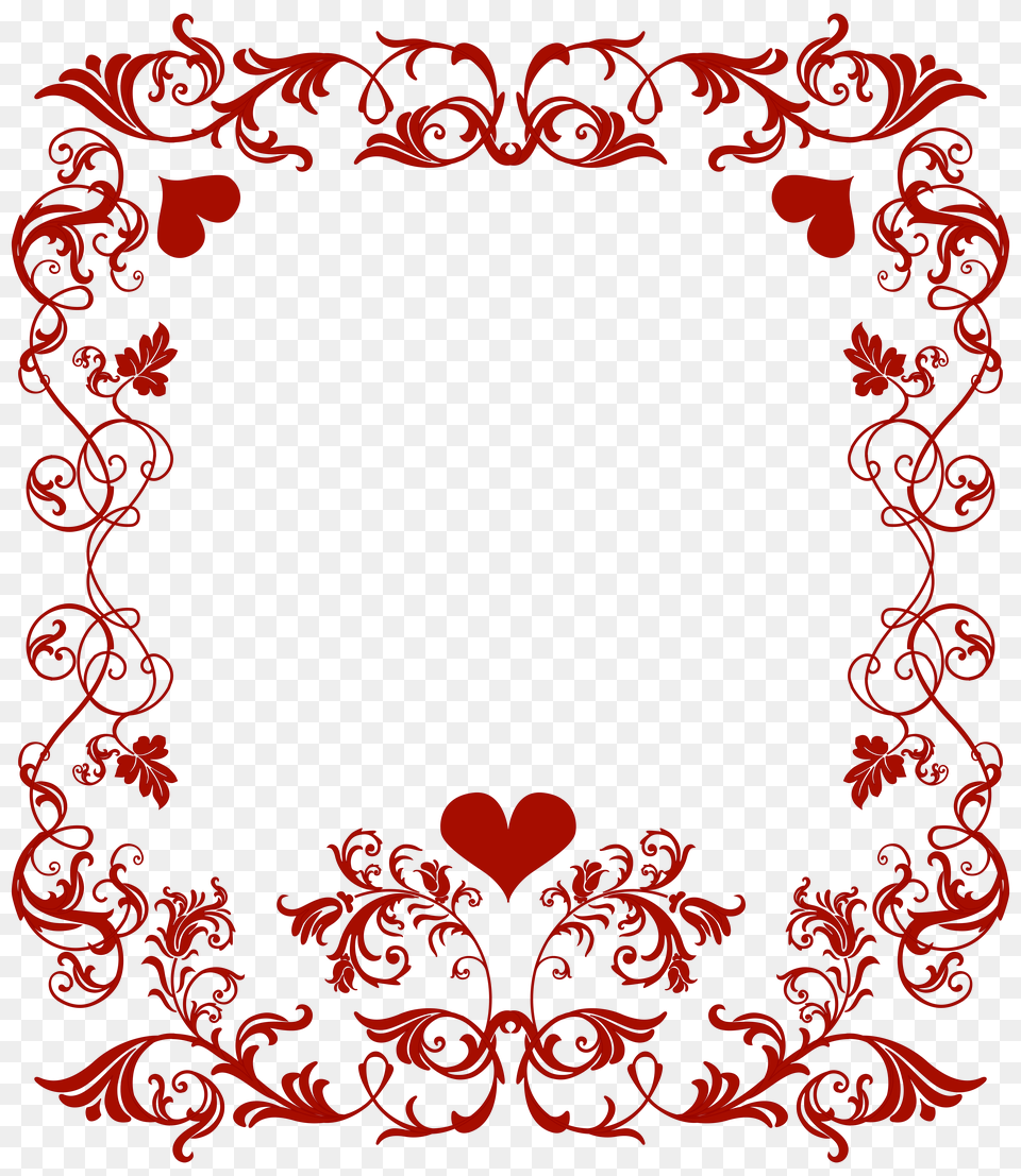 Border Clipart Day Valentine, Home Decor Free Png