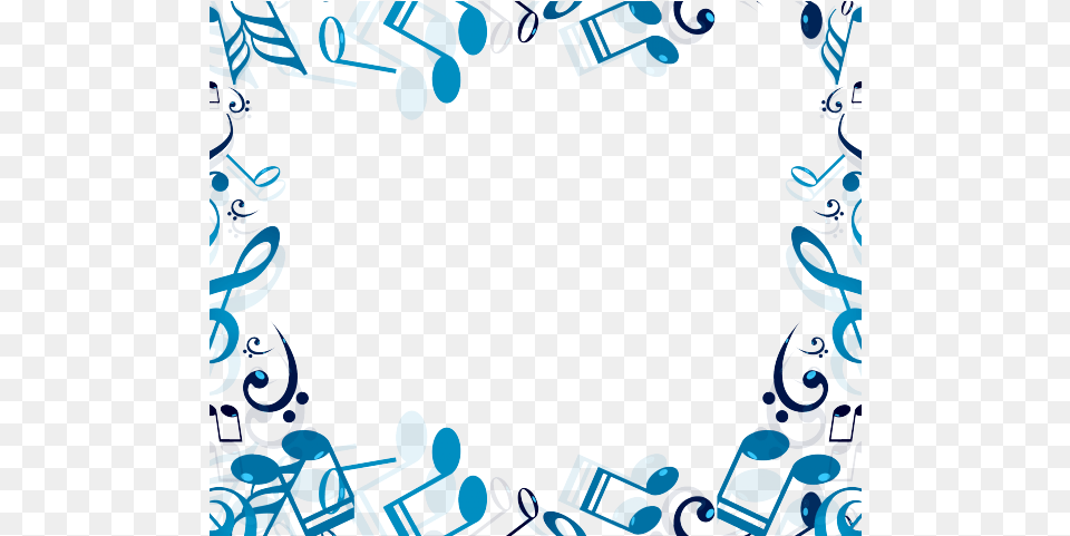 Border Clipart Music Musical Note Border Design, Art, Graphics, Turquoise, Outdoors Png Image