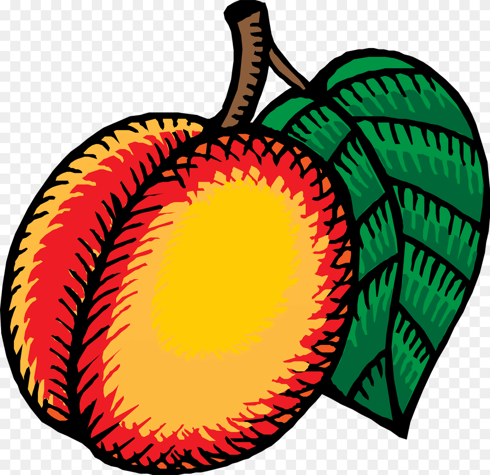 Border Clipart Peach Tree Clipart Avocado Clipart Apricot Cartoon Nectarines, Food, Fruit, Plant, Produce Png