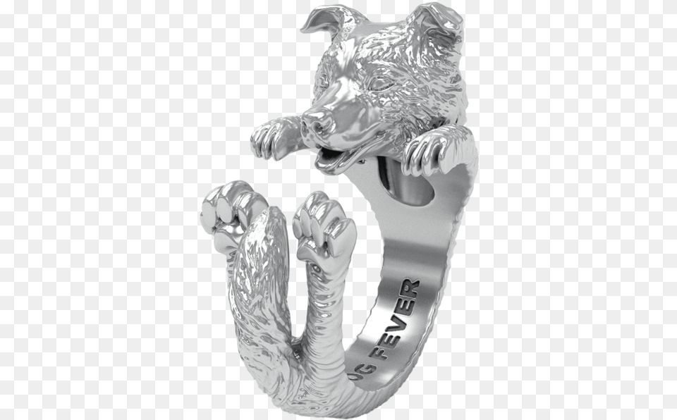 Border Collie Ring, Electronics, Hardware, Silver, Aluminium Png