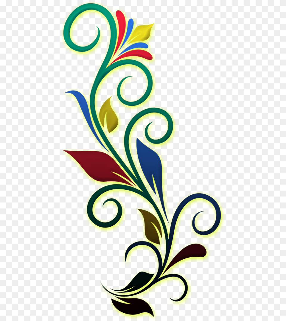 Border Design Flower Side Border Design, Art, Floral Design, Graphics, Pattern Free Transparent Png
