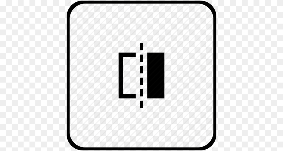 Border Divide Line Separate Square Icon Png Image