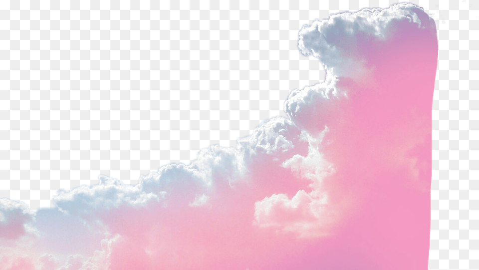 Border Edge Pink Aesthetic Pastel Clouds Sky, Cloud, Cumulus, Nature, Outdoors Free Png