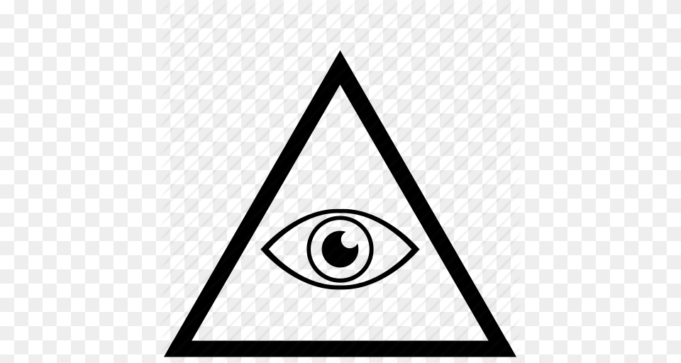 Border Eye Frame Illuminati Triangle Icon Free Transparent Png