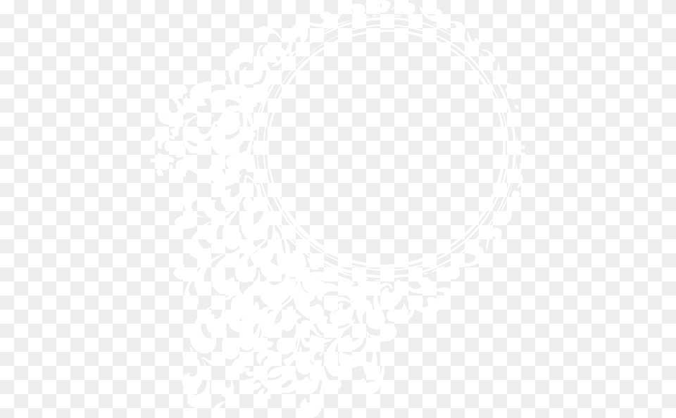 Border Filigree Vector White Circle Frame, Cutlery Free Png Download