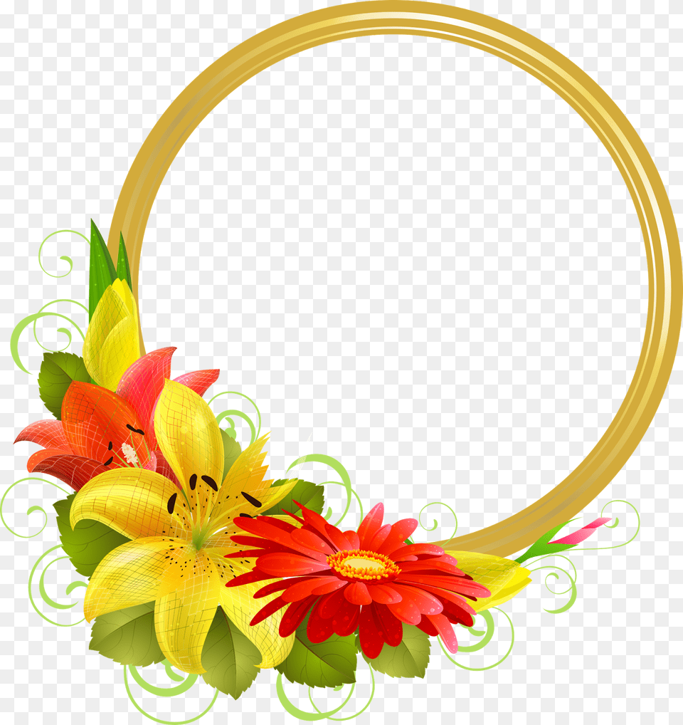 Border Flower Hd, Plant, Flower Arrangement, Dahlia, Pattern Png