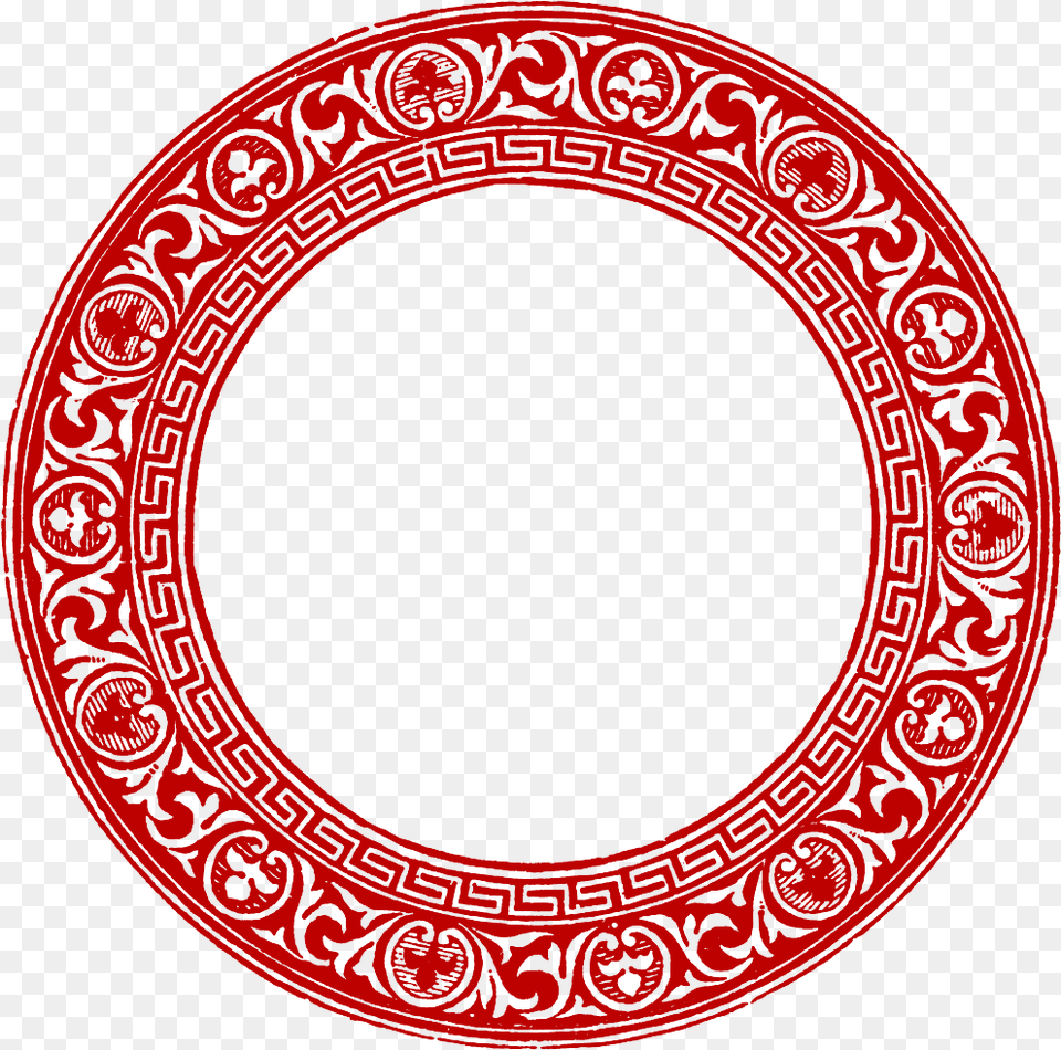 Border Frame Chinese Asian Ftestickers One In A Million Chinese Circle Border Design, Home Decor, Oval Free Png