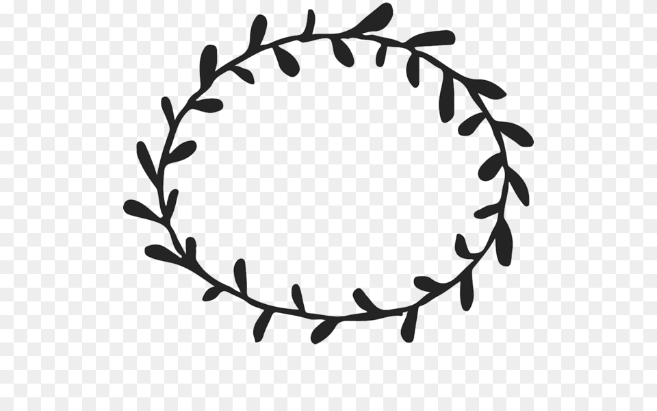 Border Frame Leaves Vines Wreath Circle Round Border, Accessories, Oval, Jewelry, Leaf Free Png