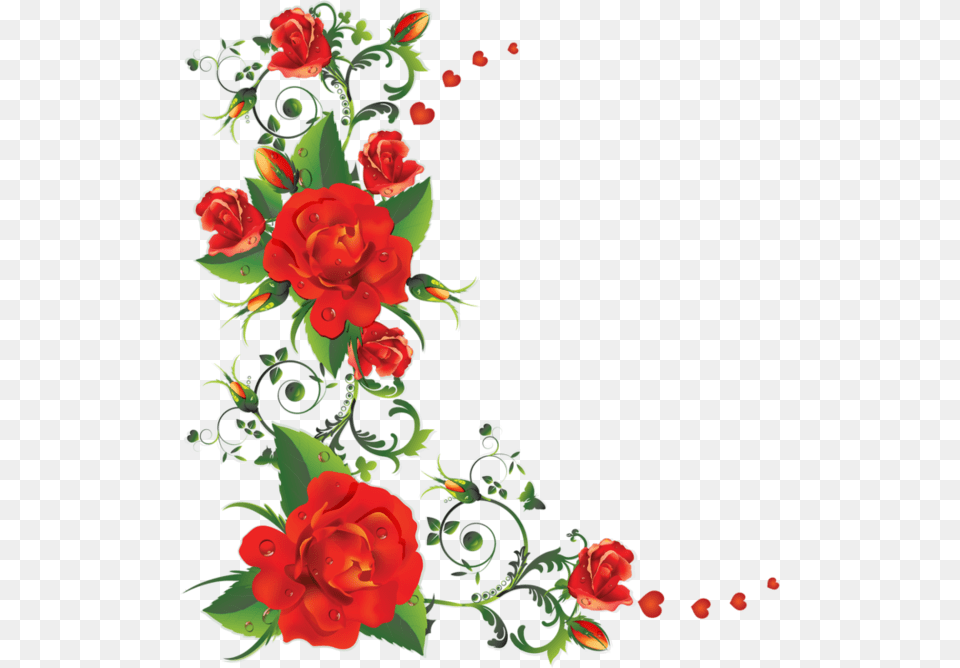Border Rose Flower, Art, Floral Design, Graphics, Pattern Free Transparent Png