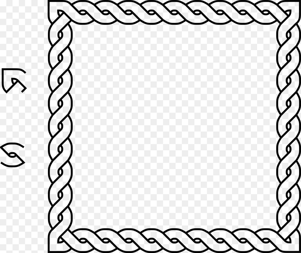 Border Square, Gray Png Image