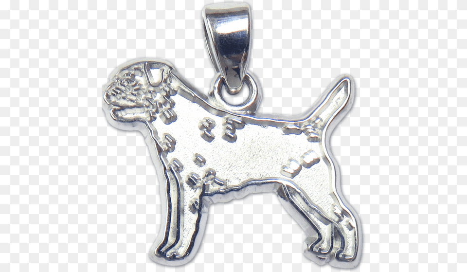 Border Terrier Pendant Gold, Accessories, Silver, Smoke Pipe Free Png