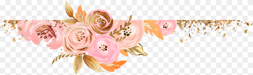 Border Watercolor Flowers, Art, Floral Design, Graphics, Pattern Png