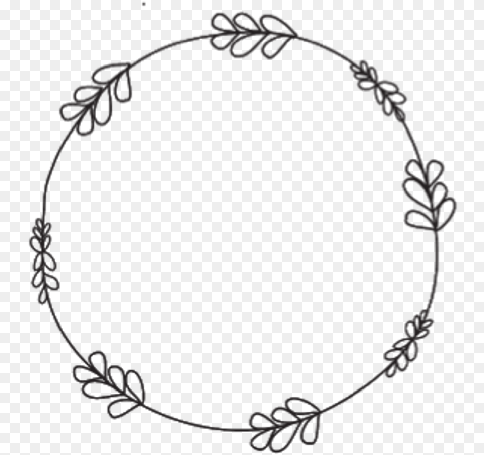 Border Wreath Circle Round Doodle Frame Transparent Transparent Doodle Border, Accessories, Bracelet, Jewelry, Necklace Free Png