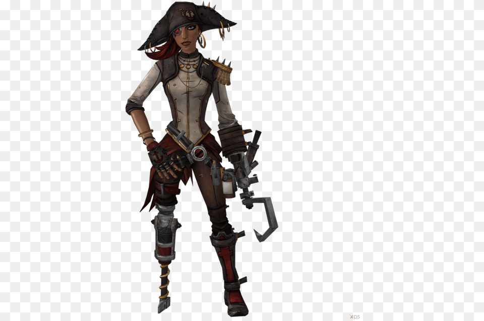 Borderlands 2 Captain Scarlett Updated By Ogloc069, Person, Pirate Free Transparent Png