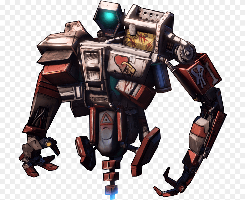 Borderlands 2 Mechromancer Robot, Toy Free Png