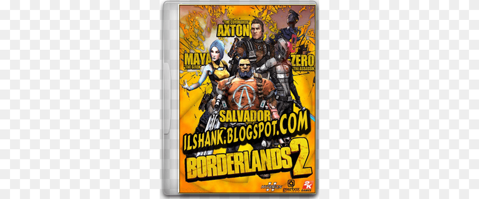 Borderlands 2 Version 2k Games Borderlands 2 Xbox, Advertisement, Book, Comics, Publication Free Png Download
