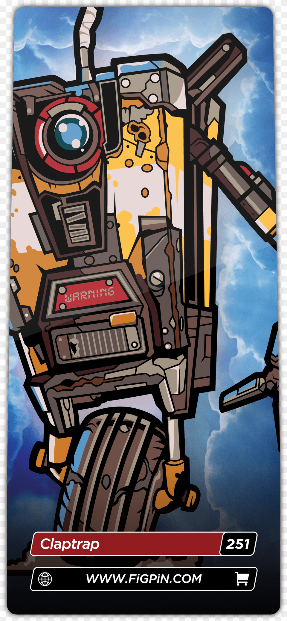 Borderlands 3 Claptrap Icon, Robot, Bulldozer, Machine, Advertisement Free Png