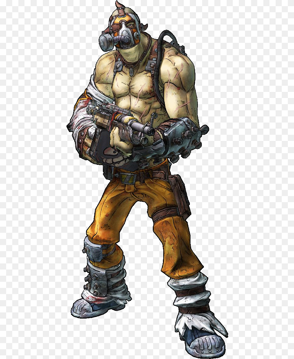 Borderlands Psycho Psycho Borderlands 2 Characters, Adult, Male, Man, Person Png