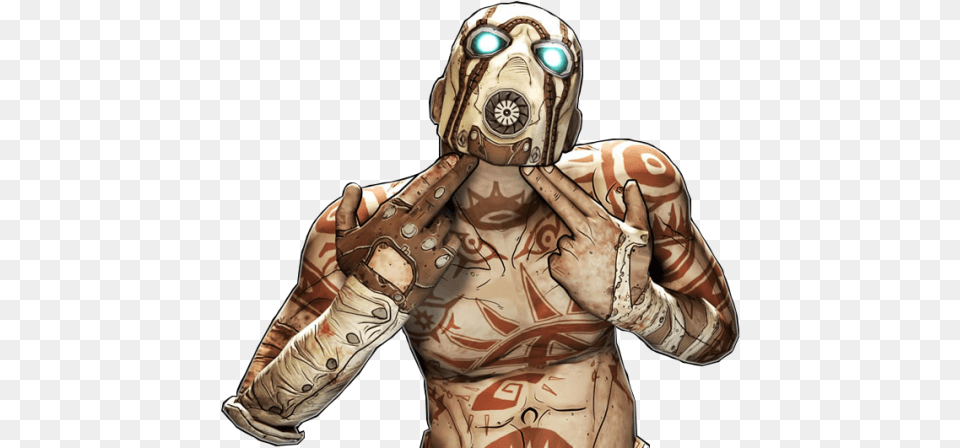 Borderlands Transparent Images Borderlands 2 Psycho Bandit, Adult, Male, Man, Person Free Png