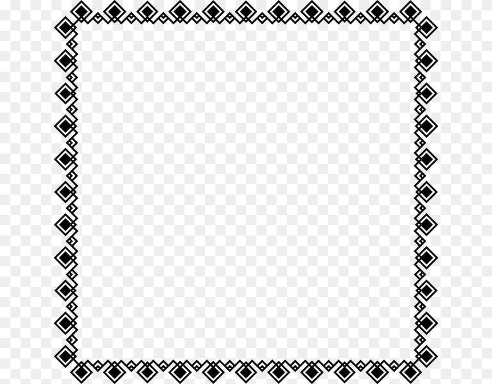 Borders And Frames Black And White Microsoft Word Pdf, Gray Free Png Download