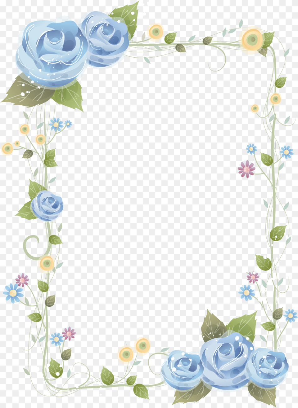 Borders And Frames Paper Flower Clip Art Flower, Floral Design, Graphics, Pattern, Plant Png