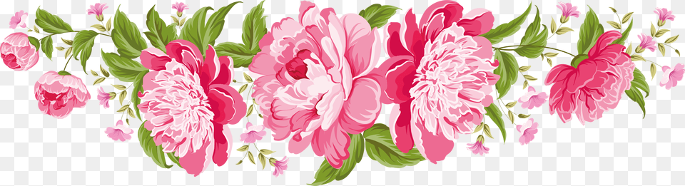 Borders And Frames Papo Rose Cottage Cherubs Circuits Thank You Flamingo, Flower, Plant, Peony, Art Free Png Download