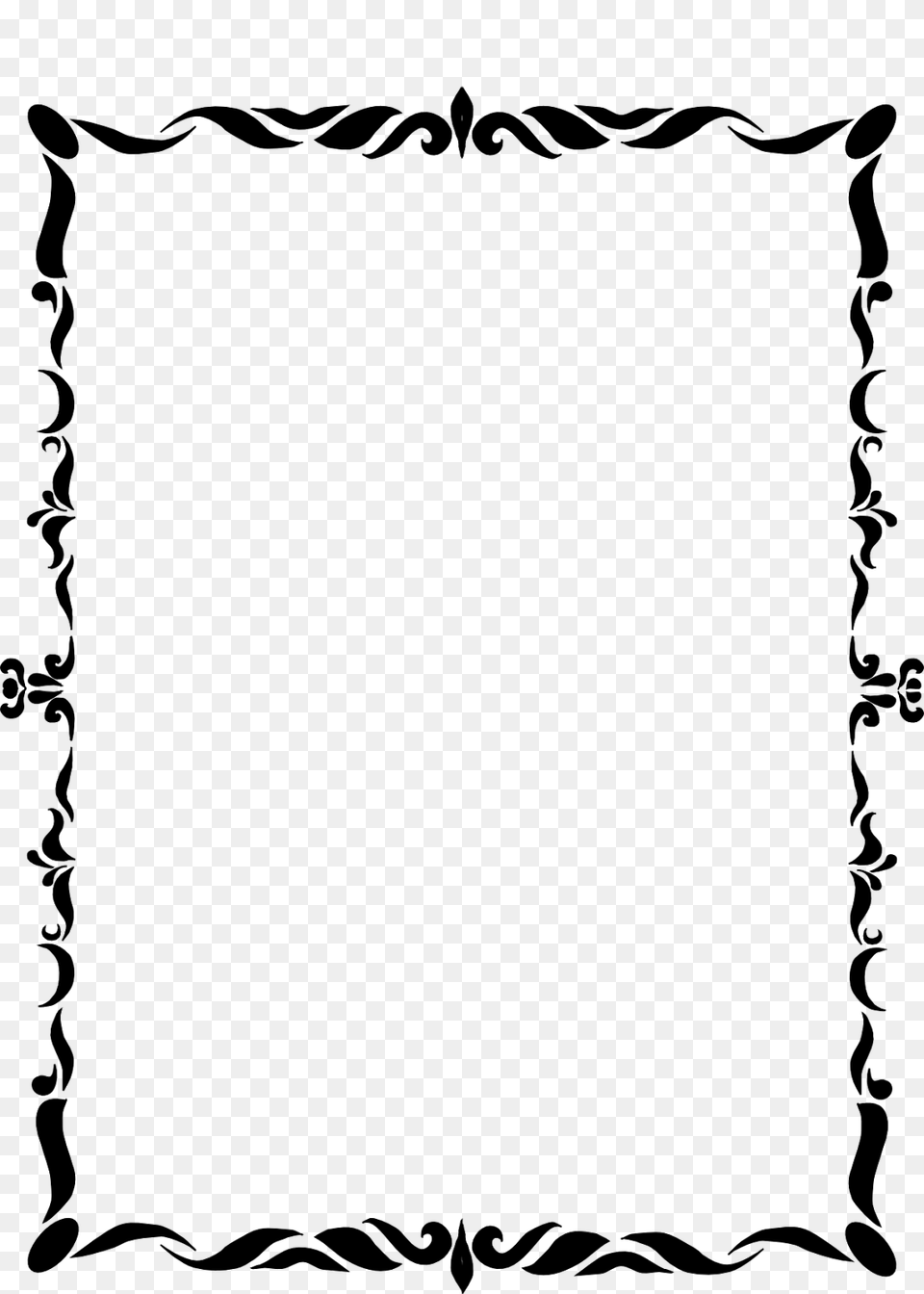 Borders And Frames Picture Border Design Simple, Gray Free Png Download