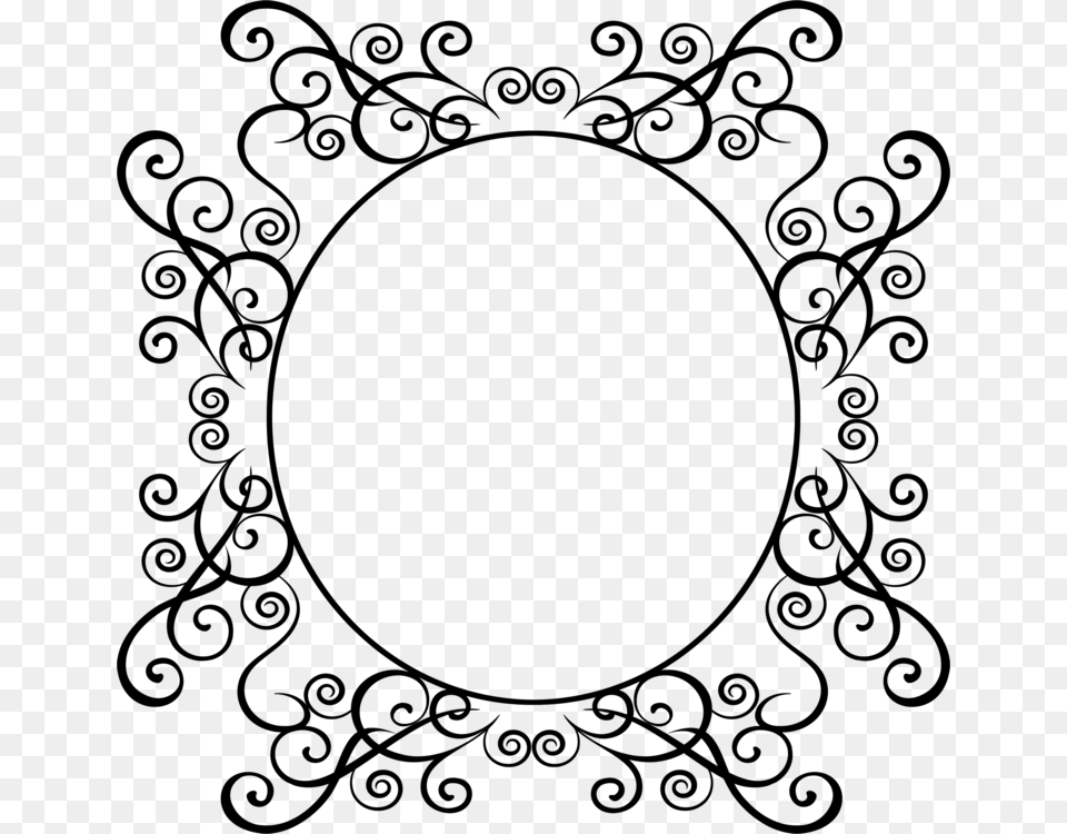 Borders And Frames Picture Frames Decorative Arts Garden, Gray Free Png Download